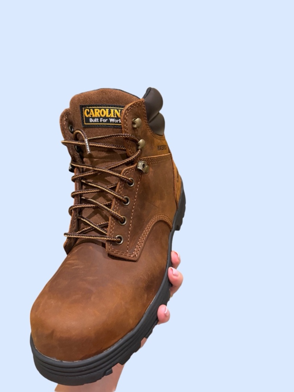 Carolina Men's Brown Work Boot - Rugged Leather Safety Boot